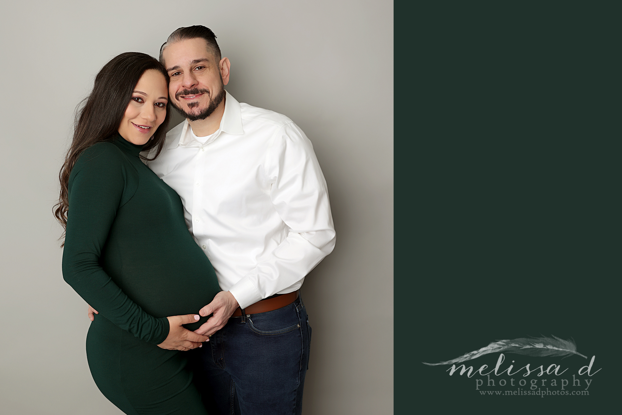 Keller Maternity Photographer couple embracing pose