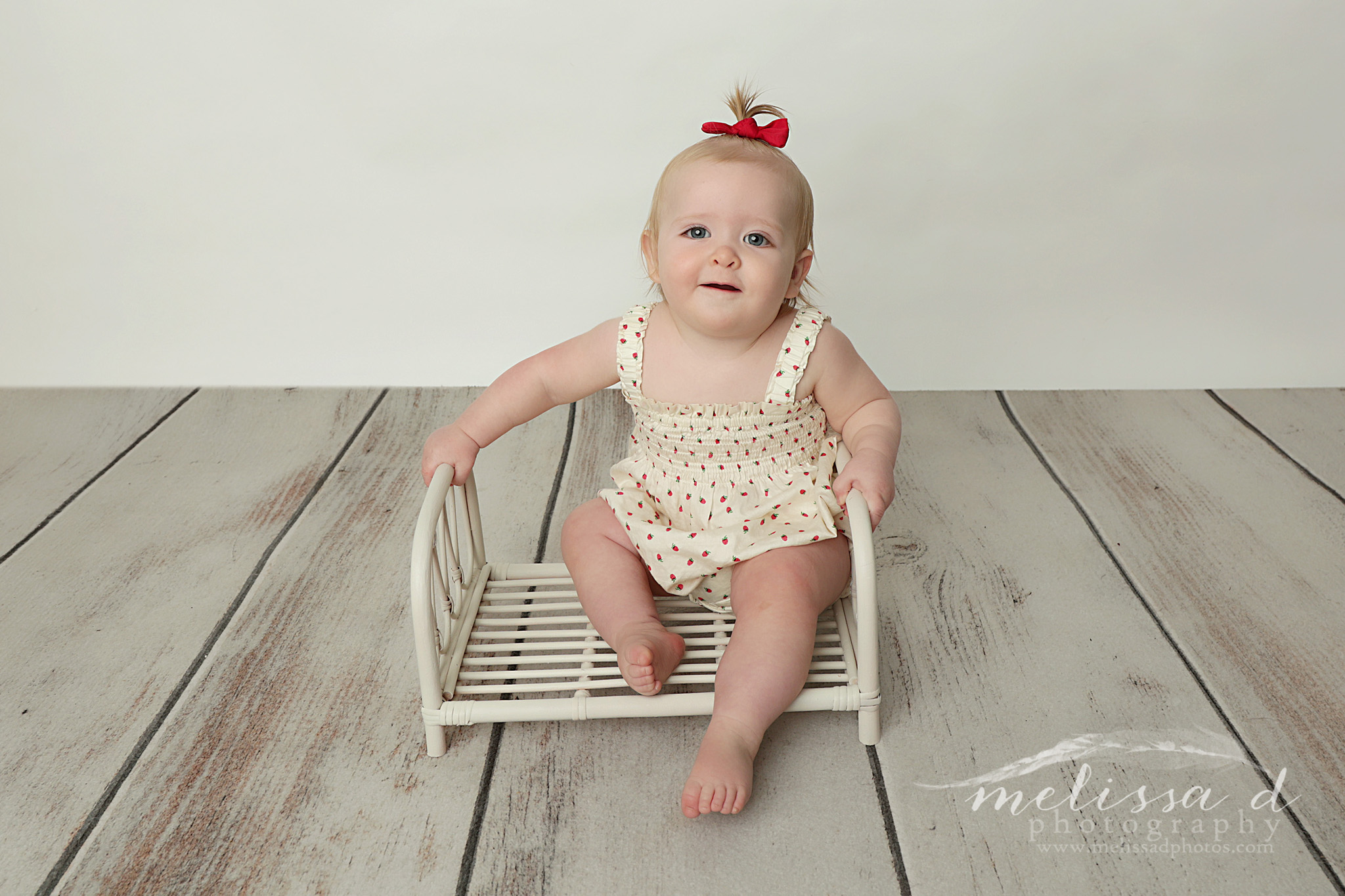 DFW 1 year Photographer wood bed prop