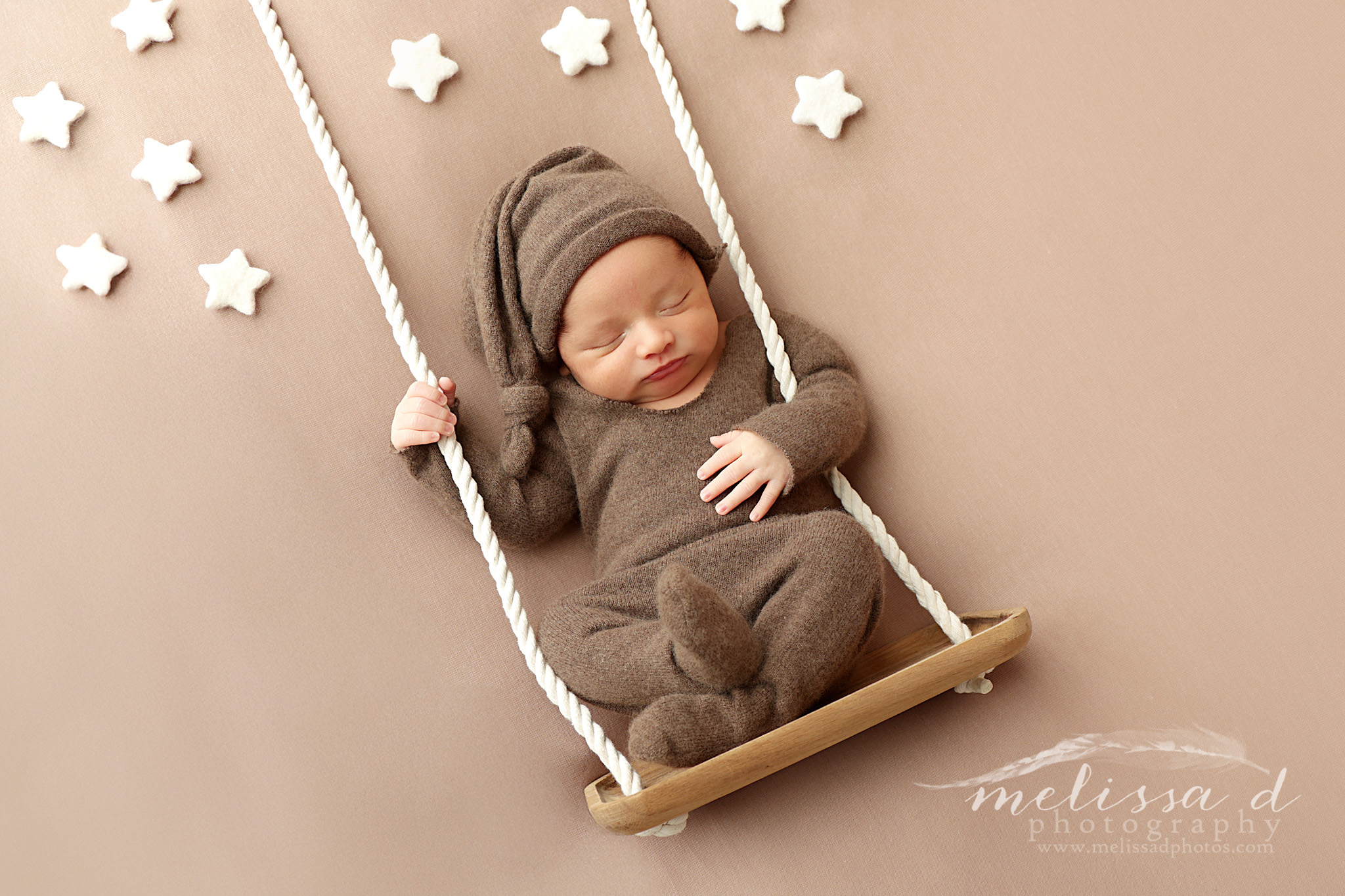 Dallas Newborn Photographer swing prop