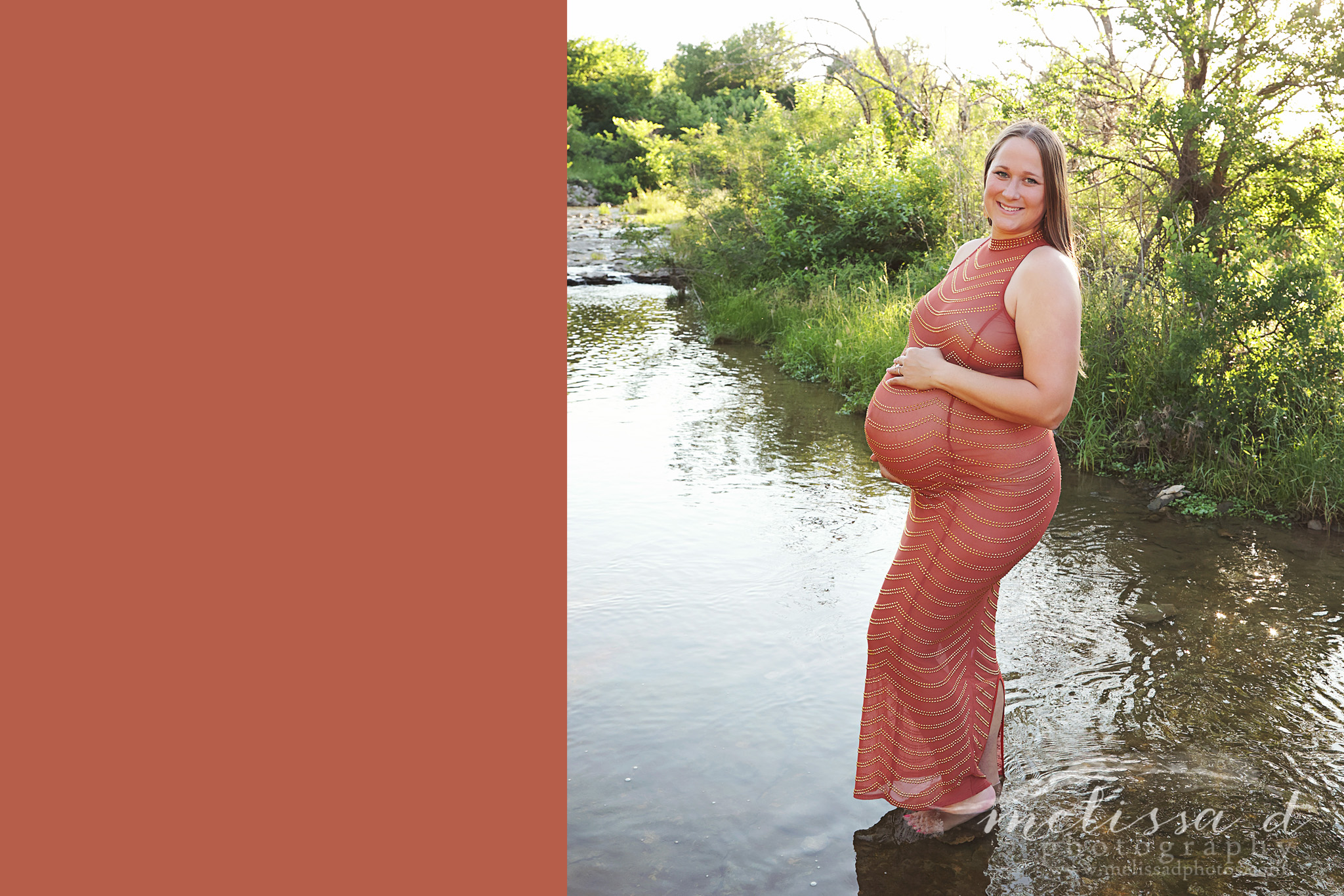Fort Worth Maternity Photographer sheer dress