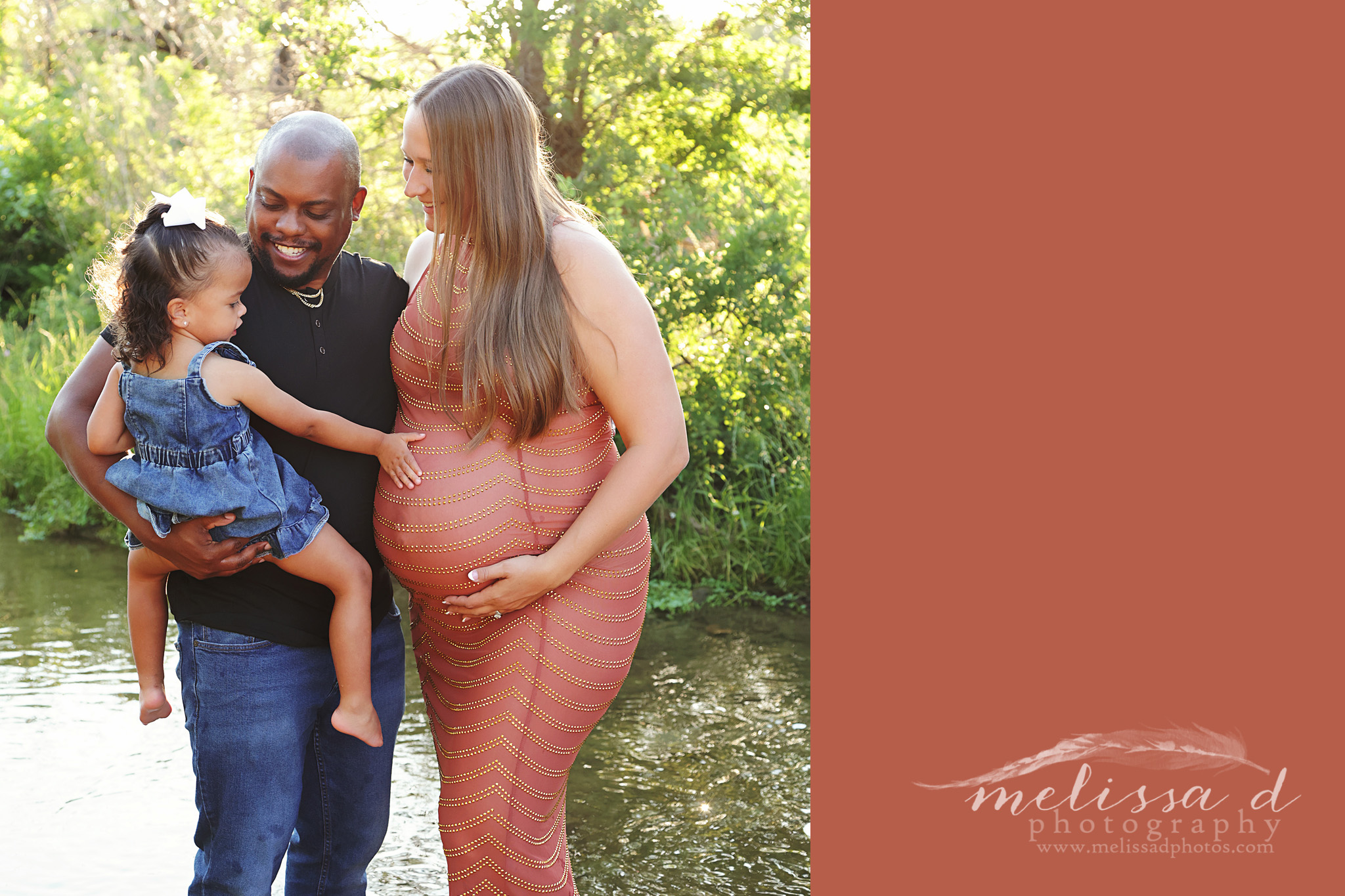 Keller Maternity Photographer family pose