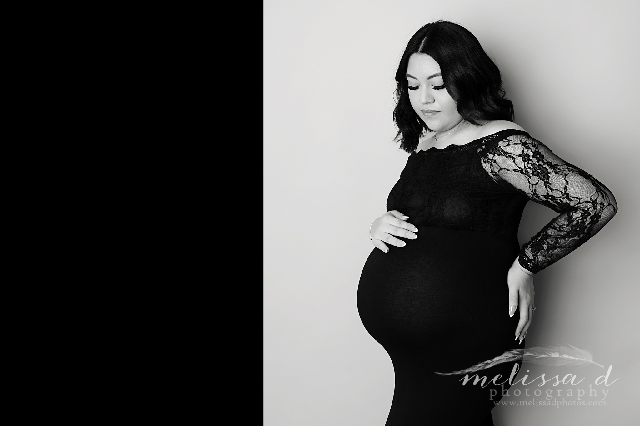 Keller Maternity Photographer hand on hip pose