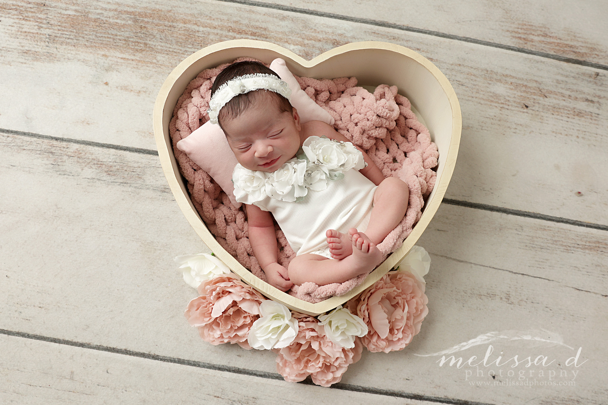 Dallas Newborn Photographer heart bowl prop